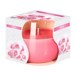 Lumanare Parfumata Aura Rose, Parfum de Trandafiri, Lumanare Pahar de Sticla, Lumanare Aura, Lumanare Pahar de Sticla Aura, Lumanare Aromatica, Lumanare Decorativa, Lumanare Parfumata Decorativa