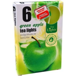Lumanari Pastile Parfumate cu Mar Verde, 6 Buc/Set, Timp de Ardere 4.5 h, Lumanare Parfumata cu Mere Verzi, Lumanari Pafumate pentru Camera, Lumanari Pafumate Decorative  Lumanari Pastile Parfumate cu Mar Verde, 6 Buc/Set, Timp de Ardere 4.5 h, Lumanare Parfumata cu Mere Verzi, Lumanari Pafumate pentru Camera, Lumanari Pafumate Decorative