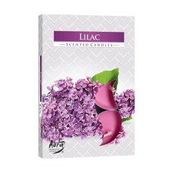 Set 6 Lumanari Parfumate Tip Pastila Aura Lilac, Parfum de Liliac, Lumanari Parfumate, Lumanari Pastila, Lumanare Tip Pastila, Pastile Lumanari Parfumate, Lumanare cu Parfum, Lumanare Parfum Liliac, Lumanare Lilac, Lumanare Pastila