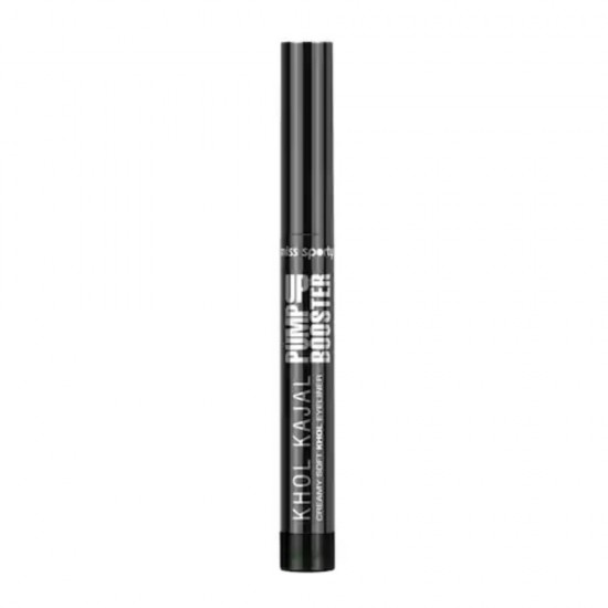 Creion de Ochi MISS SPORTY Pump Up Booster, Kohl Kajal 001 Darkness, 3 g, Creion pentru Ochi, Creion Contur pentru Ochi, Creion Negru pentru Ochi, Creion Retractabil de Ochi, Creion Kohl Kajal