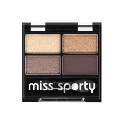 Fard de Pleoape Miss Sporty, Studio Color Quattro, 403 Smoky Brown Eyes, 5 g, Fard Miss Sporty, Farduri de Pleoape, Fard pentru Pleoape, Fard de Ochi, Farduri pentru Ochi