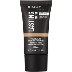 Fond de Ten Rimmel Lasting Matte, 305 Buff, 30 ml, Fond de Ten cu Acoperire, Fond de Ten Efect Mat, Fond de Ten cu Acoperire Mare, Fond de Ten Rezistent, Fond de Ten Zilnic, Fond de Ten Rimmel London, Fond de Ten Lasting Finish Matte