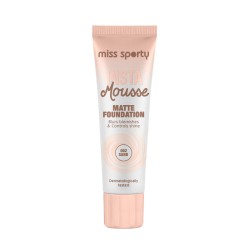 Fond de Ten Miss Sporty, Insta Mousse Matte, 002 Sand, 30 ml, Fond pentru Ten, Fonduri de Ten, Fond de Ten Mat