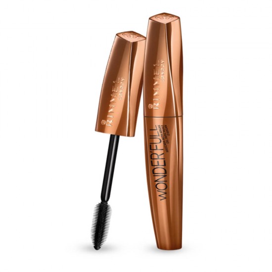 Mascara Rimmel Wonder'Full, 001 Black, 11 ml, Mascara Rimmel London, Mascara Volume, Mascara Neagra, Mascara Ochi, Mascara pentru Ochi, Mascara Rimmel, Mascara Rezistenta la Apa, Mascara Volume Rimmel, Mascara cu Efect Voluminos