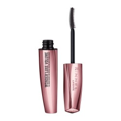 Mascara Rimmel Wonder'Luxe Volume, 001 Black, 11 ml, Mascara Rimmel London, Mascara Volume, Mascara Neagra, Mascara Ochi, Mascara pentru Ochi, Mascara Rimmel, Mascara Rezistenta la Apa, Mascara Volume Rimmel, Mascara cu Efect Voluminos