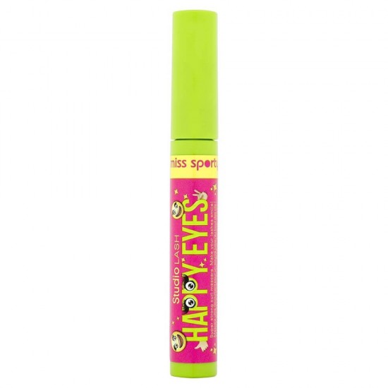 Mascara Miss Sporty Studio Lash Happy Eyes, 8 ml, Mascara Studio Lash, Mascara Happy Eyes, Mascara pentru Gene Curbate, Mascara pentru Curbare, Mascara pentru Volum, Mascara Neagra, Rimel pentru Volum, Rimel pentru Curbare