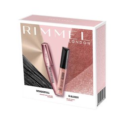Set Cadou pentru Femei Rimmel Forever Matte, Mascara Wonder'luxe Volume 001 black si Luciu de Buze Oh My Gloss, Set Ingrijire, Set Cadou pentru Femei, Cadou Femei, Set Cadou Ingrijire, Set Cadou Cosmetice pentru Femei