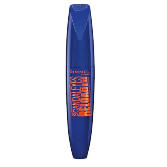 Mascara RIMMEL LONDON Scandal Eyes Reloaded, 001 Black, 12 ml, Mascara pentru Volum, Mascara Neagra, Mascara pentru Definire, Mascara pentru Alungire, Mascara Rezistenta la Transfer, Rimel pentru Gene, Rimel pentru Volum