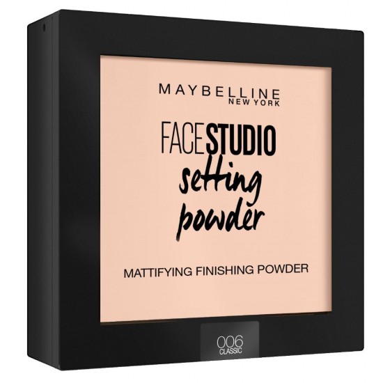 Pudra Matifianta 006 Classic Maybelline New York Face Studio Setting, Pudra de Ten, Pudra cu Efect Matifiant, Pudra pentru Ten, Pudra de Fata, Pudra Maybelline, Pudra Compacta, Maybelline Pudra Compacta, Pudra de Fixare