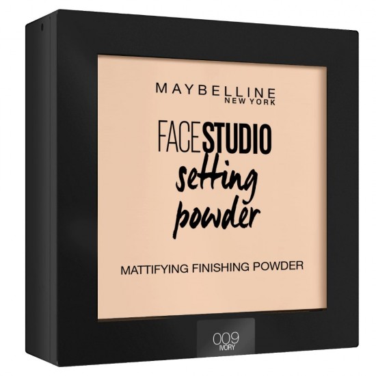 Pudra Matifianta 009 Ivory Maybelline New York Face Studio Setting, Pudra de Ten, Pudra cu Efect Matifiant, Pudra pentru Ten, Pudra de Fata, Pudra Maybelline, Pudra Compacta, Maybelline Pudra Compacta, Pudra de Fixare