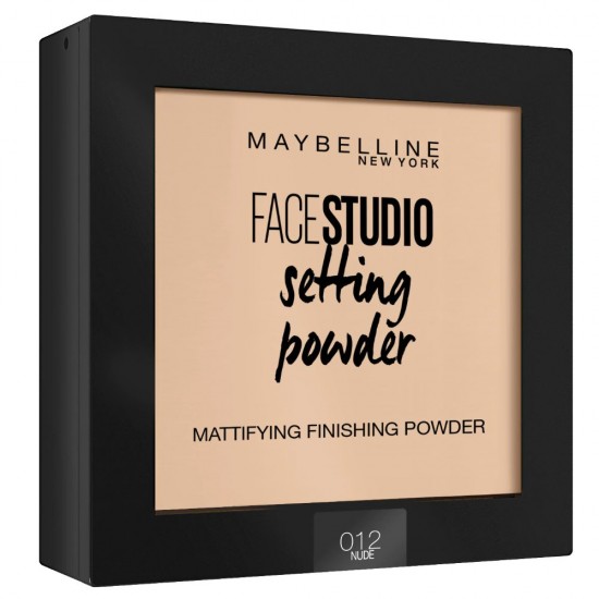 Pudra Matifianta 012 Nude Maybelline New York Face Studio Setting, Pudra de Ten, Pudra cu Efect Matifiant, Pudra pentru Ten, Pudra de Fata, Pudra Maybelline, Pudra Compacta, Maybelline Pudra Compacta, Pudra de Fixare