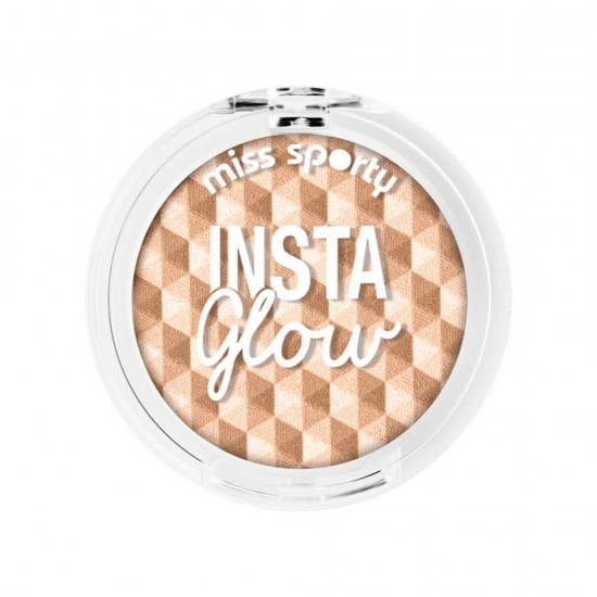 Fard Obraz Miss Sporty Insta Glow Iluminator 101, 5 g, Fard de Obraz Insta Glow Iluminator, Fard de Obraz Iluminator, Pudra de Obraz, Fard pentru Obraji Iluminati, Farduri cu Efect de Obraji luminosi, Farduri pentru Obraz Insta Glow, Pudre pentru Obraji