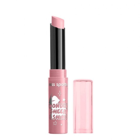Ruj Miss Sporty Wonder Sheer & Shine 120 Peachy Sheen, 1.2 g, Ruj Roz Natural, Rujuri Nuanta Roz, Rujuri Miss Sporty, Produse Make-Up, Rujuri Rezistente, Rujuri de Buze, Cosmetice de Ingrijire si Make-Up