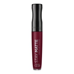 Ruj Lichid Mat RIMMEL LONDON Stay Matte, 810 Plum This Show, 5.5 ml, Ruj de Buze, Ruj pentru Buze, Ruj Lichid de Buze, Ruj Rezistent pentru Buze, Ruj Mat Rezistent la Transfer, Ruj Acoperire Mare, Ruj Mat Puternic Pigmentat, Ruj de Buze Mat Rimmel London