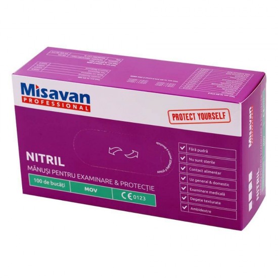 Set 100 Manusi Misavan, XL, Nitril, Mov, Unica Folosinta, Fara Pudra, Manusi de Unica Folosinta Fara Pudra, Manusi Menaj Misavan, Manusi de Nitril, Manusi Nitril, Manusi Menaj Nitril, Manusi de Menaj din Nitril, Manusi Curatenie, Manusi pentru Curatenie