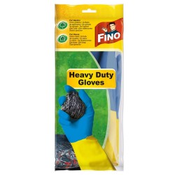 Manusi Menaj Fino din Latex, Marimea S, Foarte Rezistente, , Galbene/Albastru, Curatenie Bucatarie, Manusi Menaj Rezistente, Fino Manusi Rezistente,  Manusi Menaj, Manusi Menaj Latex