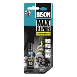 Adeziv BISON Max Repair Extreme, 8 g, Adeziv Metal, Adeziv Universal pentru Toate Materialele, Adezive Universale pentru Materiale, Amenajari Interioare, Adezivi pentru Metal, Adeziv pentru Lemn,  Adeziv pentru Cauciuc