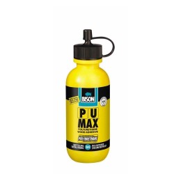 Adeziv Poliuretanic Lemn Bison PU MAX, 75 ml, Adeziv Poliuretanic pentru Lemn, Adezive Rezistente la Apa, Amenajari Interioare, Adeziv D4 pentru Lemn, Adeziv Cadre din Lemn pentru Ferestre, Adeziv pentru Panouri din Lemn
