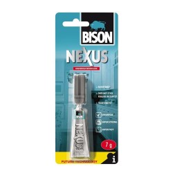 Adeziv Cianoacrilat Super Concentrat BISON Nexus, 7 g, Adeziv Universal, Adeziv Multisuprafete, Lipici Plastic, Adeziv Metal