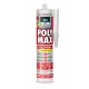 Adeziv si Etanseizant BISON Poly Max Crystal Express, 300 g, Culoare Transparent, Adeziv Universal, Adeziv Multisuprafete, Kit Adeziv Puternic, Adeziv Constructii, Adeziv Aplicare Pistol