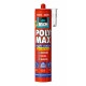 Adeziv si Etanseizant Bison Poly Max High Tack, 425 g, Culoare Alb, Adeziv Universal, Adeziv Multisuprafete, Adeziv Aplicare Pistol, Adeziv pentru Pistol, Adeziv Cartus