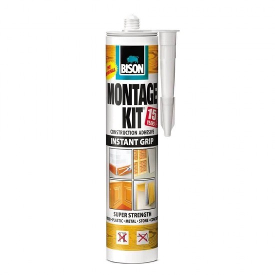 Adeziv Universal pentru Constructii Bison, 350 g, Instant Grip, Adeziv Constructii, Adeziv pentru Constructii, Adeziv Universal Constructii, Adeziv pentru Construit, Adeziv Puternic pentru Construit, Adeziv Puternic pentru Constructii