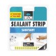 Banda Adeziva Etansare Siliconica BISON, 38mm x 3.35m, Alba, pentru Baie si Bucatarie, Bison Sealant Strip, Banda Auto-Adeziva de Etansat, Banda Silicon pentru Baie si Bucatarie, Benzi Etansare Cazi, Benzi Adezive pentru Etansat