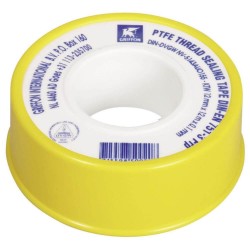 Banda Teflon Griffon, 12m x 12mm x 0.1mm, PTFE, Alb, Banda de Etansare din PTFE, Banda de Teflon PTFE, Benzi de Teflon, Benzi de Etansare Imbinari Filetate, Banda Etansare Instalatii Sanitare, Banda Teflon pentru Fitinguri Conducte