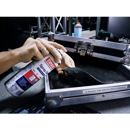 Adeziv Tip Spray Tesa, 500 ml, Adeziv pentru Lipirea Plasticului, Adeziv pentru Materiale Texile, Adeziv Spray pentru Carton, Adeziv Spray Lipirea Cauciucului