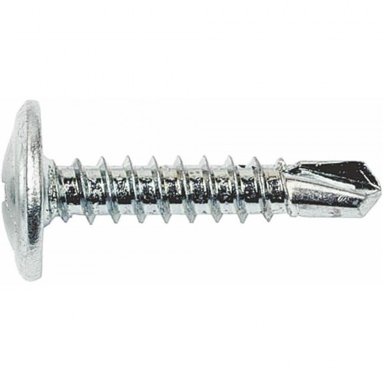 Set 1000 Suruburi Autoforante Cap Plat si Saiba, 4.2x13 mm, Suruburi Autoforante cu Cap Plat, Suruburi pentru Tabla, Suruburi pentru Metale, Surub Autoforant Cap Plat, Surub pentru Tabla, Surub pentru Metal