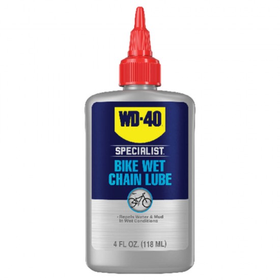 Lubrifiant Umed pentru Lanturi WD-40 100 ml, Bike Wet Lube, Lubrifiant pentru Lanturi de Biciclete, Lubrifiant Umed pentru Lanturile Bicicletei, Solutie de Lubrifiere Umeda, Solutie pentru Lubrifierea Lanturilor de Bicicleta