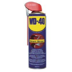 Lubrifiant Multifunctional WD-40 Smart Straw, 450ml, Doua Modalitati de Pulverizare, Spray Lubrifiant, Spray Lubrifiant Universal, Spray Lubrifiant Multifunctional, Spray pentru Lubrifiere, Spray de Lubrifiere Multifunctional
