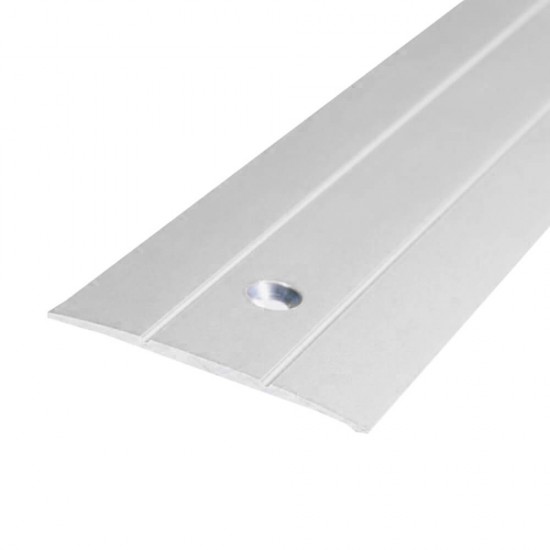 Profil Trecere din Aluminiu, 38mm x 0.9m, Argintiu, Model 3124, Profil Trecere, Profil pentru Trecere, Profil Trecere Pardoseli, Profil Trecere Podele, Profil Trecere Pardoseala, Profil Trecere Podea, Profil pentru Podea