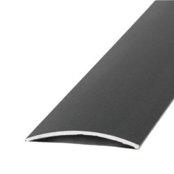 Profil de Trecere 4713, 0.9 m, Aluminiu, Neted, Grafit, Profil de Trecere 90cm, Profile de Trecere Intre Pardoseli, Profile de Trecere la Acelasi Nivel, Profil de Trecere la Acelasi Nivel, Profil Nivel,  Profil Trecere Parchet, Profil Trecere Gresie