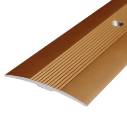 Profil de Trecere din Aluminiu 2829, 37.5 mm x 0.9 m, Bronz, Profil de Trecere, Profil de Trecere Pardoseli, Profil de Trecere Aluminiu, Profil de Trecere Fara Diferenta la Nivel, Profil Trecere Pardoseli