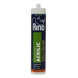 Etanseizant Acrilic Rino, 280 ml, Alb, Rino Acrylic Sealant, Mastic Etanseizant Rino, Etanseizant Acrilic Universal, Mastic Etansare Universal, Mastic Etansare Acrilic, Adeziv Etanseizant Alb, Adeziv Alb Universal, Adeziv Etansare, Silicon Alb Universal