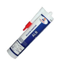 Silicon Sanitar Sentosa, 280 ml, Alb, Tub de Silicon, Produse Sentosa de Constructii, Silicon Sanitar Ieftin, Silicon Sentosa 280ml,  Silicon Sanitar Alb, Silicon Alb Sigilant, Silicon Universal Alb