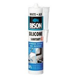 Silicon Sanitar Bison, Alb, 280 ml, Etanseizant Siliconic, Silicon Etanseizant, Etanseizant Siliconic Sanitar, Etanseizant Sanitar, Silicon Etanseizant Sanitar, Silicon Tehnic, Tub Silicon Sanitar, Tub Silicon Etanseizant, Silicon Sanitar Baie