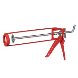 Pistol Metalic pentru Silicon, pentru Cartuse de 310 ml, Functie de Oprire, Pistol Tub Silicon, Pistol Spuma Silicon, Pistol Tub Adeziv, Pistol Tub Materiale de Constructie, Pistol pentru Tuburi de Adezivi, Pistol pentru Tuburi de Silicon