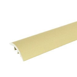 Profil de Trecere cu Functie Dubla cu Surub Ascuns, Aluminiu, 50 mm x 0.9m, Culoare Auriu, Profil Trecere, Profil Trecere Gresie, Profil Trecere Parchet