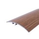 Profil de Trecere cu Functie Dubla cu Surub Ascuns, Aluminiu, 50 mm x 0.9 m, Culoare Nuc, Profil Trecere, Profil Trecere Gresie, Profil Trecere Parchet