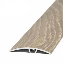 Profil Trecere cu Functie Dubla 3047, 30mm x 0.9m, Aluminiu, Frasin Gri, Profil Trecere Pardoseala, Profil de Trecere Functie Dubla, Profil de Trecere Aluminiu, Profile de Trecere Parchet, Profil Trecere cu Functie Dubla Pardoseli