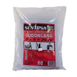 Folie Protectie F4, Sentosa, 60 Microni, 4x5 m, Folie Protectie Impotriva Stropilor de Vopsea, Folii de Protectie Suprafete, Folie de Protectie Mobila, Folie de Protectie Mobilier, Folie de Protectie pentru Zugravit 