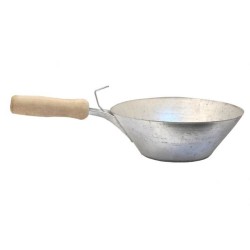 Cancioc Otel Galvanizat Sentosa, 180 mm, Maner Lemn, Unelte Vopsit si Tencuit, Utilaje si Materiale de Constructii, Ustensile Zidarie, Cancioc Zugravit si Tencuit, Canciocuri Zidarie