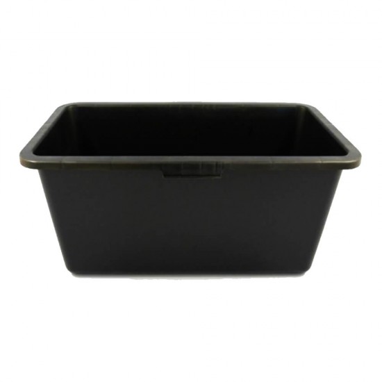 Vana Dreptunghiulara din Plastic Sentosa 65 L, pentru Mortar, Neagra, Vana Dreptunghiulara pentru Zugravit, Vana Plastic pentru Constructii, Vana Dreptunghiulara Plastic pentru Constructii