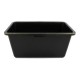 Vana Dreptunghiulara din Plastic Sentosa 65 L, pentru Mortar, Neagra, Vana Dreptunghiulara pentru Zugravit, Vana Plastic pentru Constructii, Vana Dreptunghiulara Plastic pentru Constructii