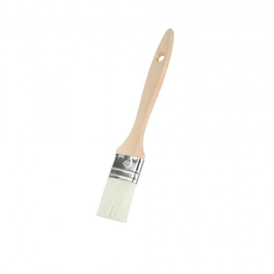 Pensula Plastic de Vopsit Sentosa, 40 mm, Alba, Pensula Subtire Vopsit, Pensule Subtiri Vopsit, Pensula Universala pentru Vopsit, Pensule pentru Lacuri si Vopsele, Sentosa Pensule Vopsea, Unelte Vopsit si Tencuit, Pensule Zugravit