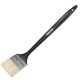 Pensula Profesionala, 51 mm, Par Natural 100%, Neagra, pentru Locuri Greu Accesibile si Calorifere, Pensule de Zugravit Peretii, Pensule Profesionale din Par Natural, Pensula cu Fir Natural, Unelte de Zugravit, Pensule pentru Vopsit din Fire Naturale