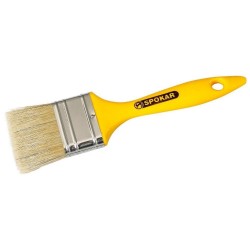 Pensula pentru Vopsit Hobby, 101 mm, din Par Natural 100%, Galbena, Penson pentru Vopsea, Pensula de Vopsit, Pensula din Par Natural