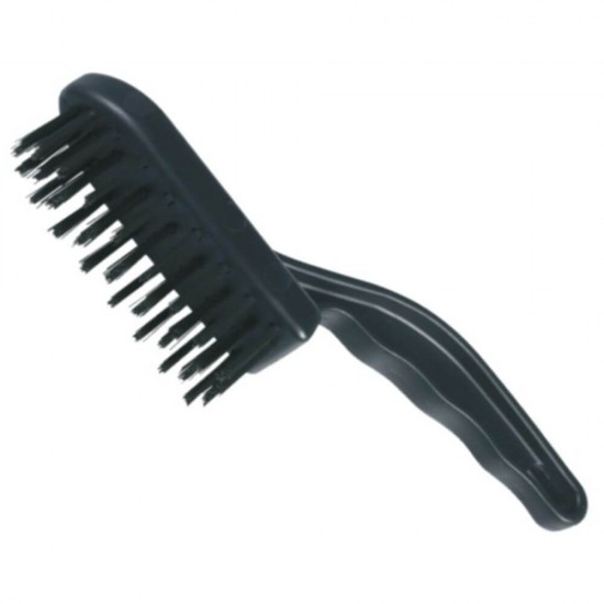 Perie de Sarma Antirugina, cu 4 Randuri, Neagra, Perie pentru Curatare Ruginei, Perii de Indepartare a Ruginei, Perii Industriale, Accesorii Slefuire, Perie Manuala Antirugina, Perii de Sarma Antirugina